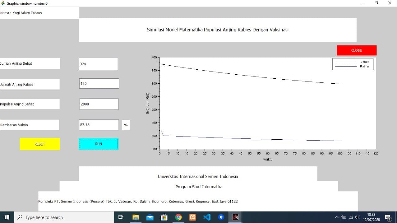 Cara Membuat Simulasi Model Matematika berbasis GUI Menggunakan Aplikasi Scilab